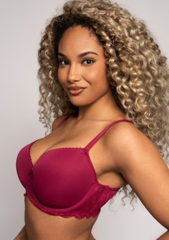 Bizou - Voorgevormde Beugelbeha met kant