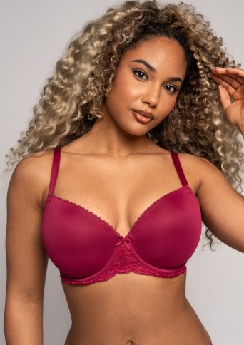 Bizou - Voorgevormde Beugelbeha met kant