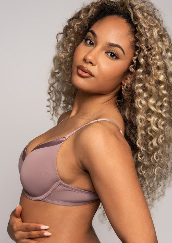 Bodine - Voorgevormde BH met satijn