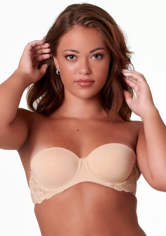 Evy - Kanten strapless beha