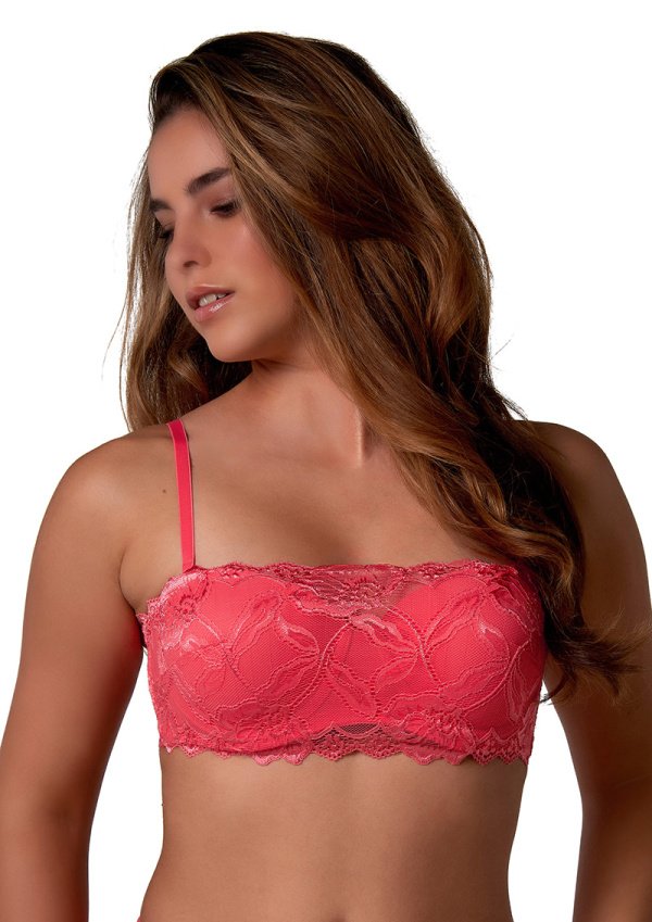 Anna - Strapless bandeau beha recycled