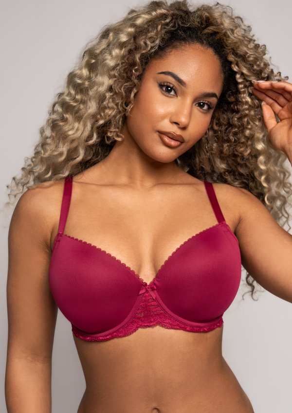 Bizou - Voorgevormde Beugelbeha met kant